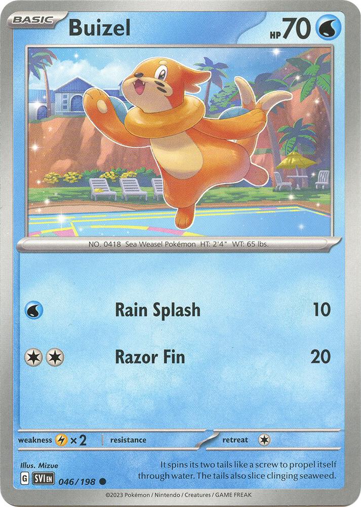 [Reverse Holo] SV1 046/198 Buizel C