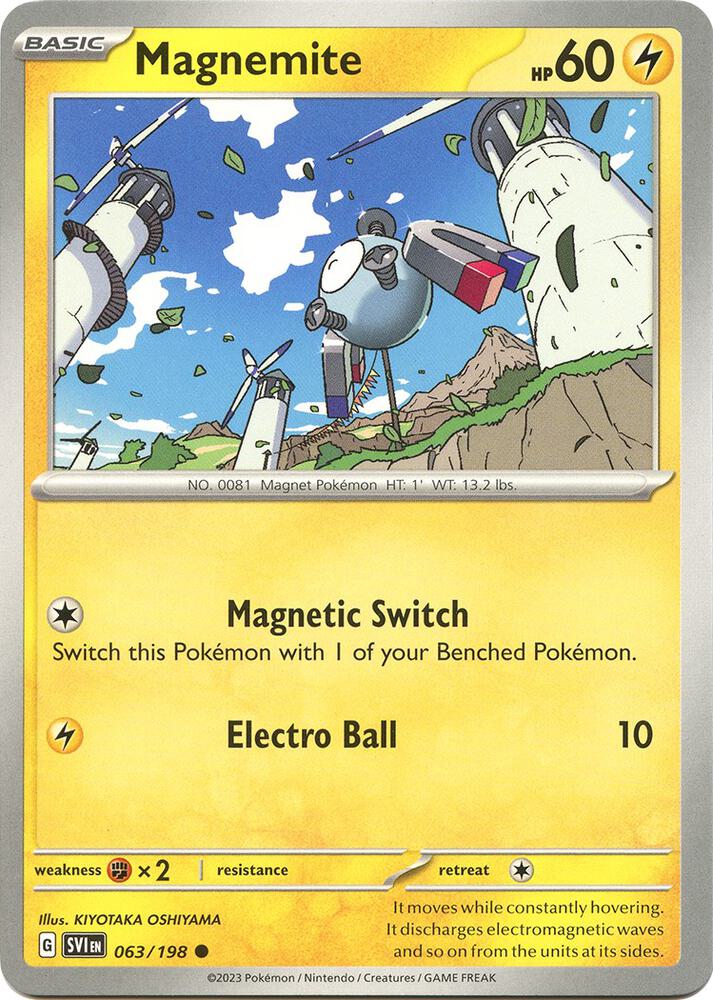 [Reverse Holo] SV1 063/198 Magnemite C