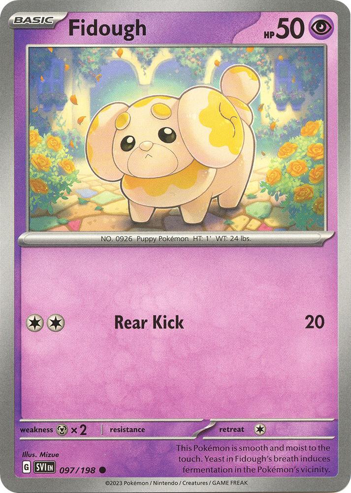 [Reverse Holo] SV1 097/198 Fidough C