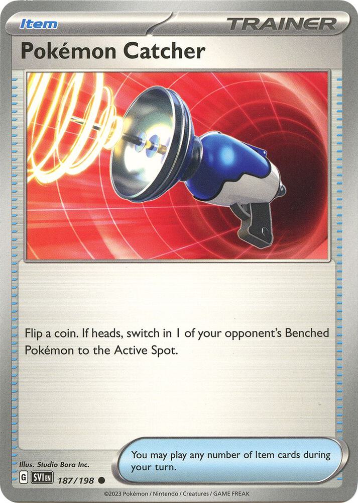 [Reverse Holo] SV1 187/198 Pokemon Catcher C