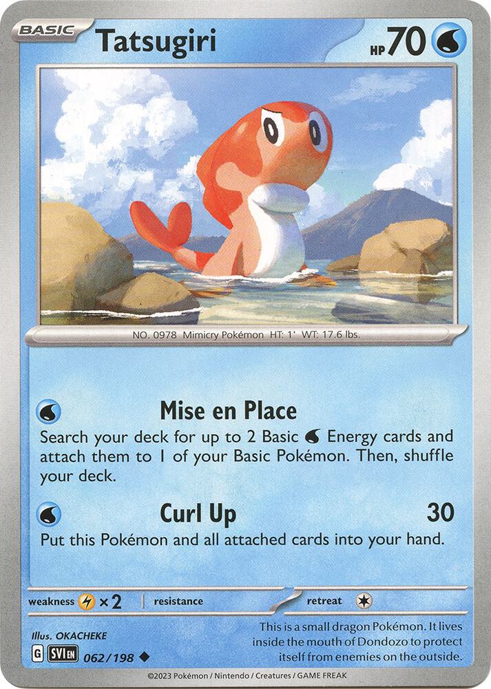 [Reverse Holo] SV1 062/198 Tatsugiri U