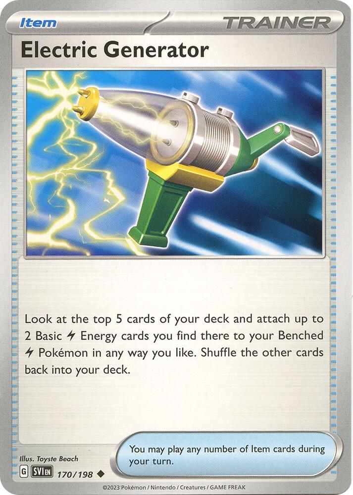 [Reverse Holo] SV1 170/198 Electric Generator U