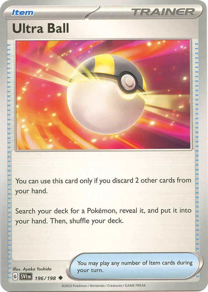 [Reverse Holo] SV1 196/198 Ultra Ball U