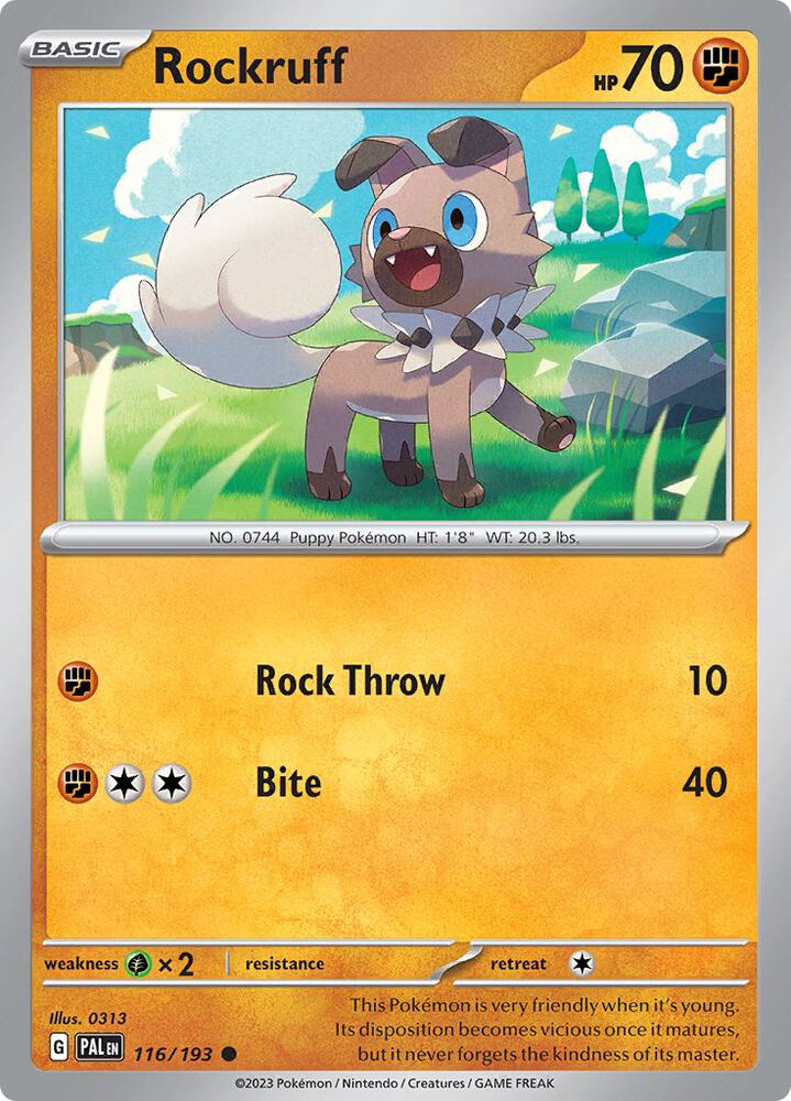 PAL 116/193 Rockruff C