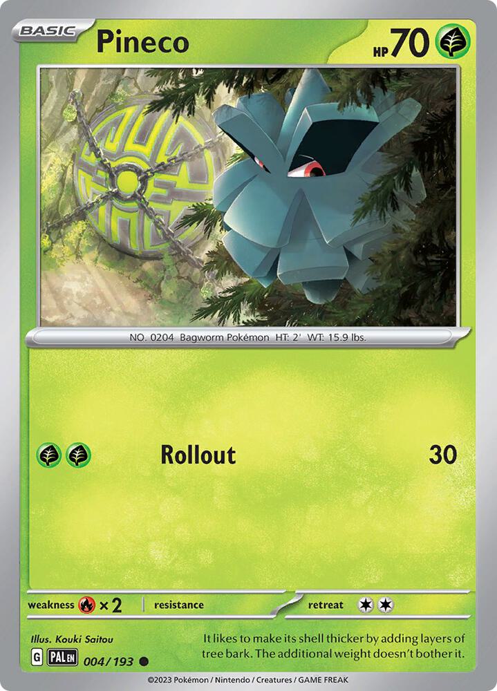 [Reverse Holo] PAL 004/193 Pineco C