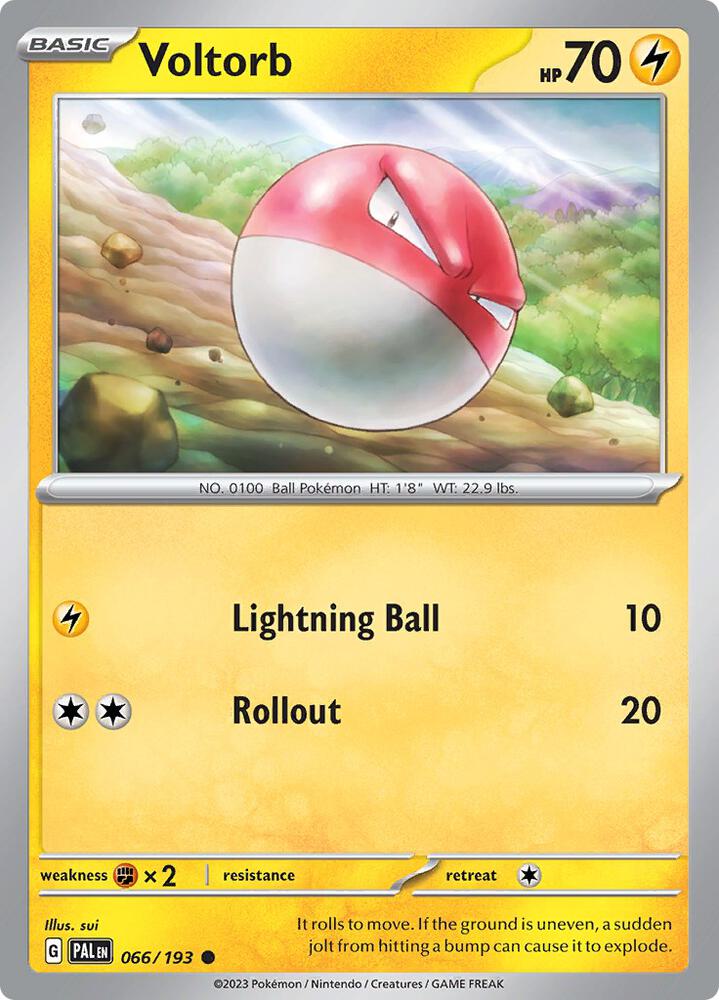 [Reverse Holo] PAL 066/193 Voltorb C