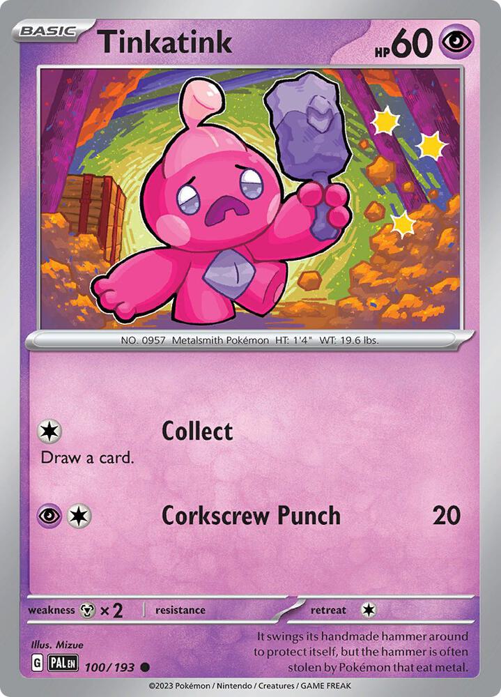[Reverse Holo] PAL 100/193 Tinkatink C