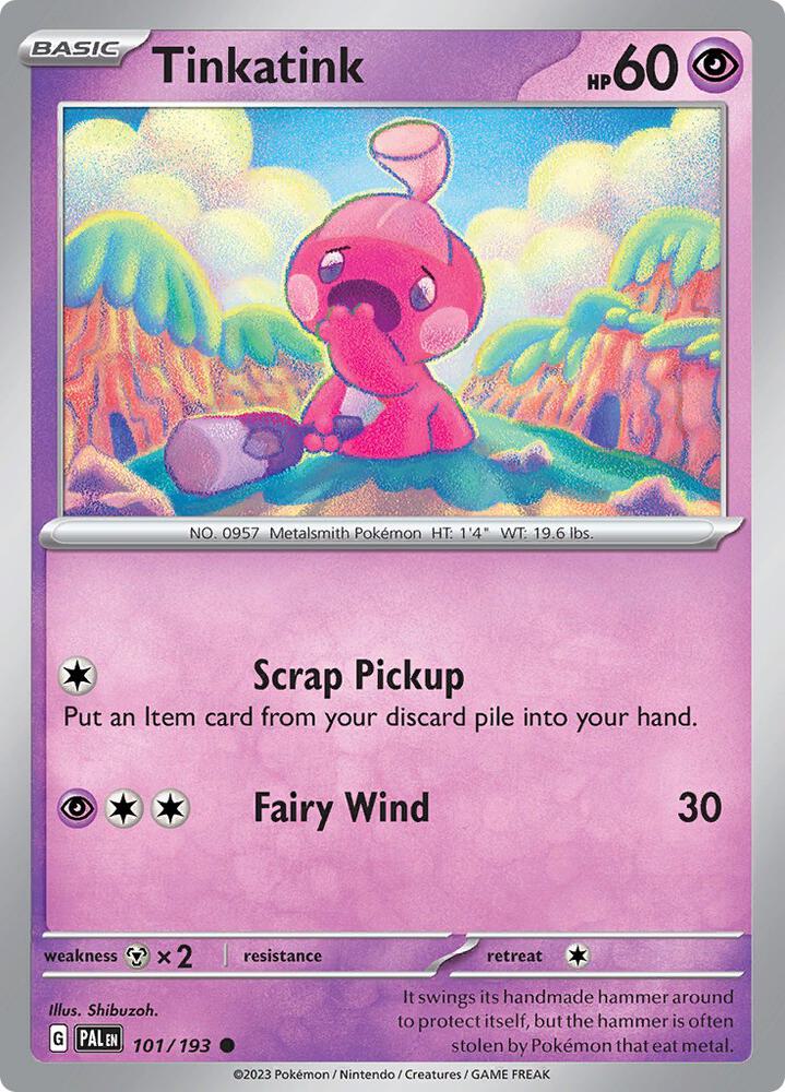 [Reverse Holo] PAL 101/193 Tinkatink C