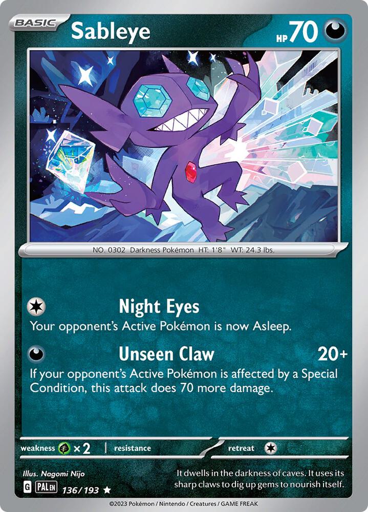 PAL 136/193 Sableye R