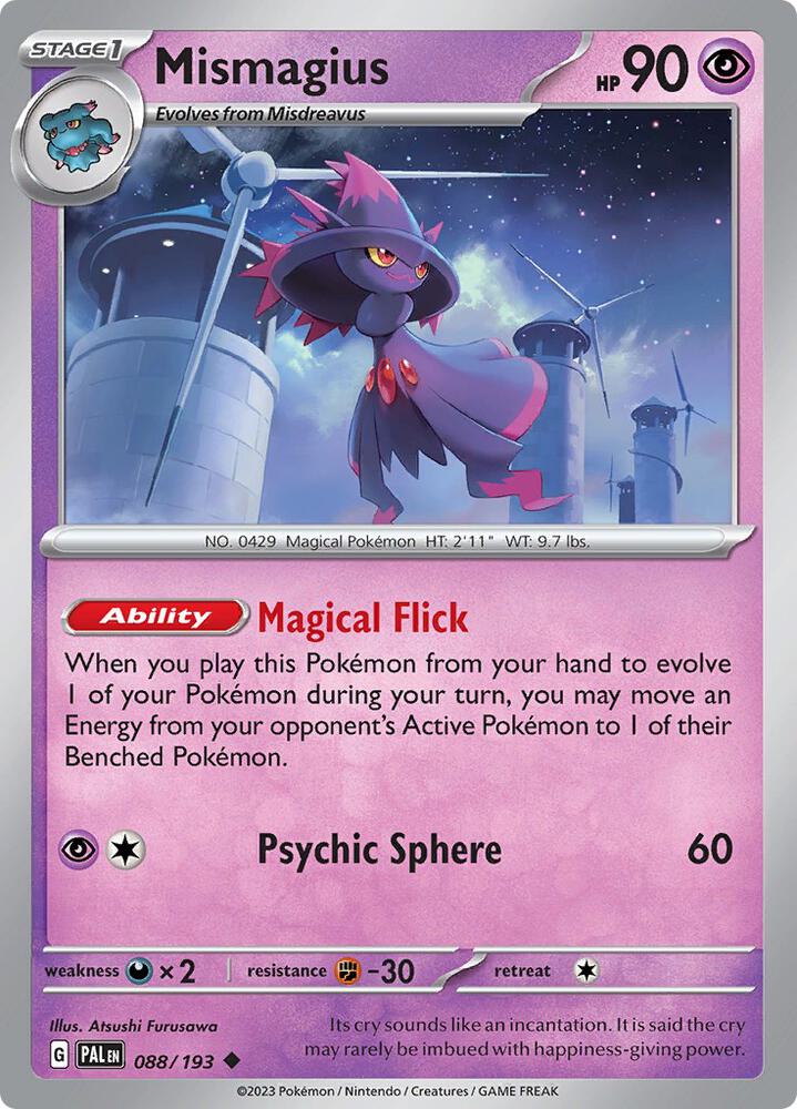 [Reverse Holo] PAL 088/193 Mismagius U