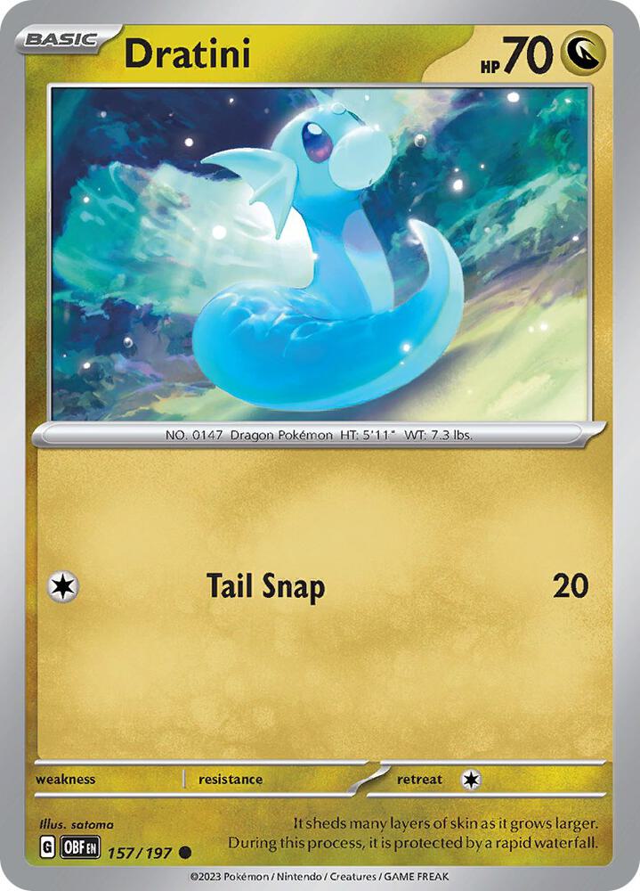 [Reverse Holo] OBF 157/197 Dratini C