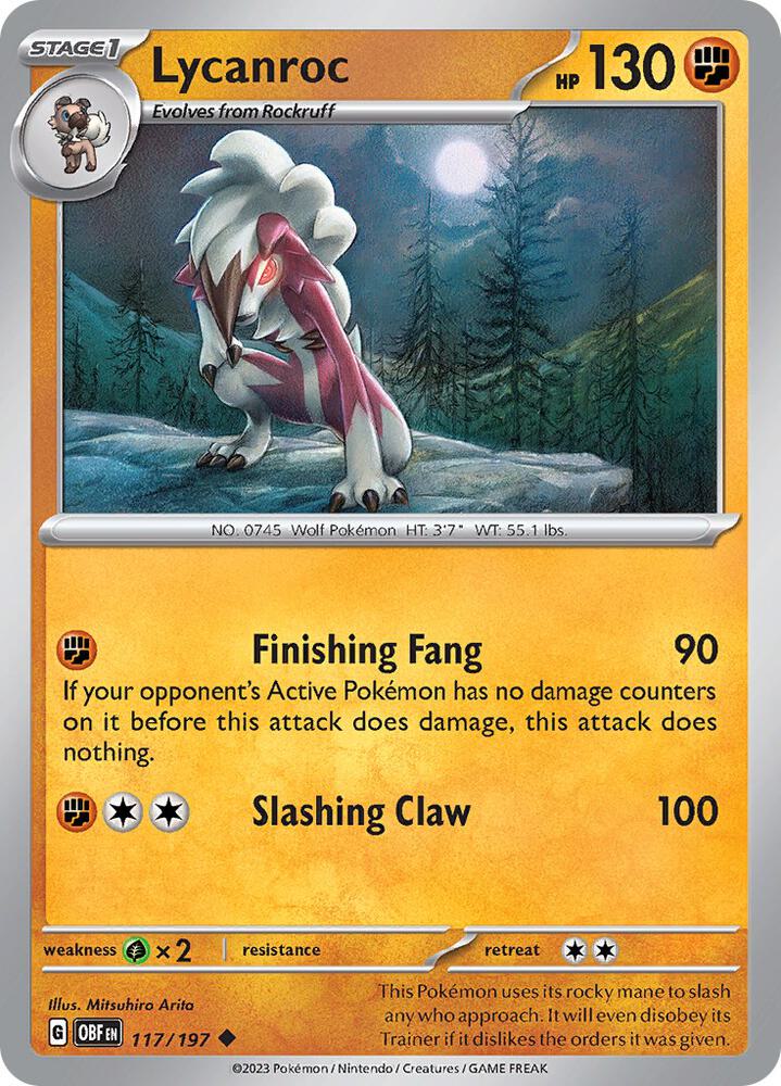 OBF 117/197 Lycanroc U