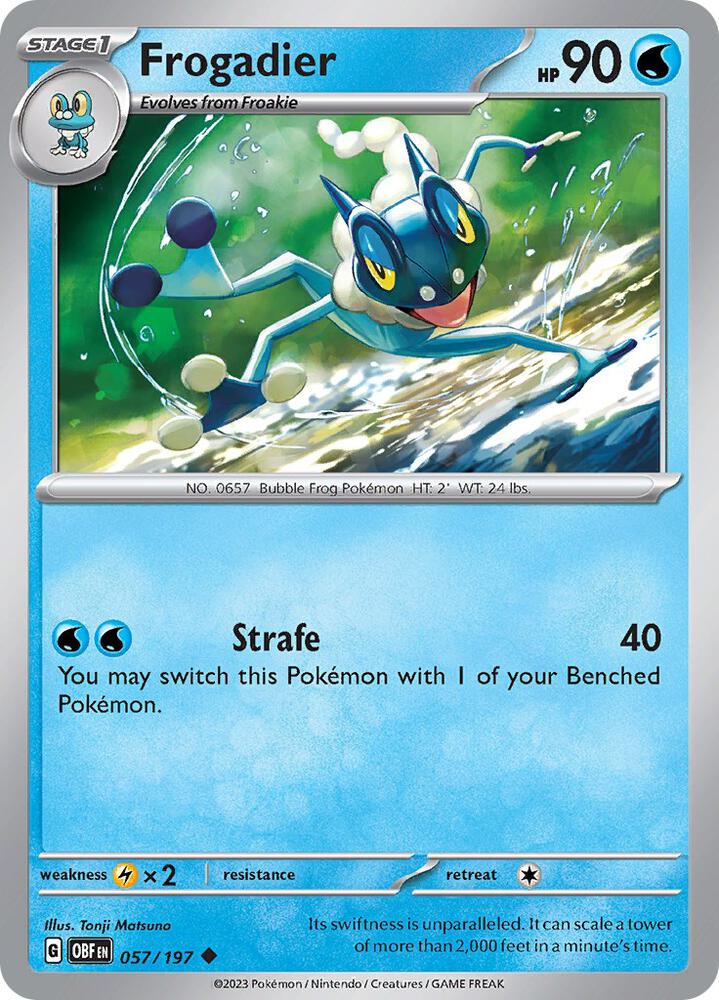 [Reverse Holo] OBF 057/197 Frogadier U