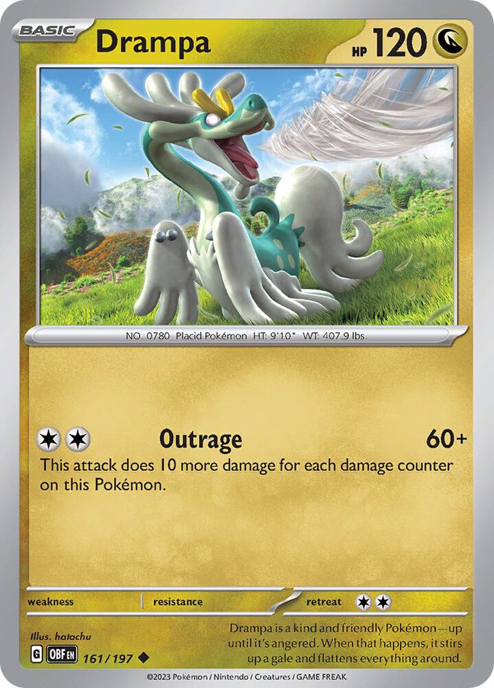 [Reverse Holo] OBF 161/197 Drampa U