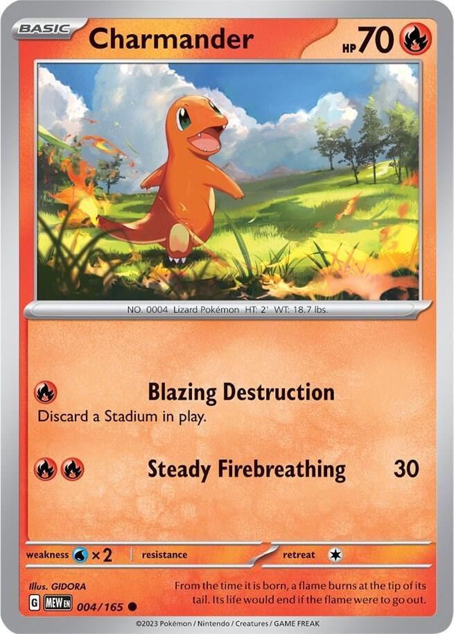 MEW 004/165 Charmander C