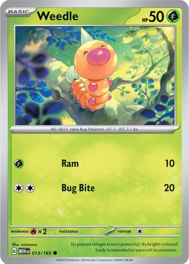 MEW 013/165 Weedle C