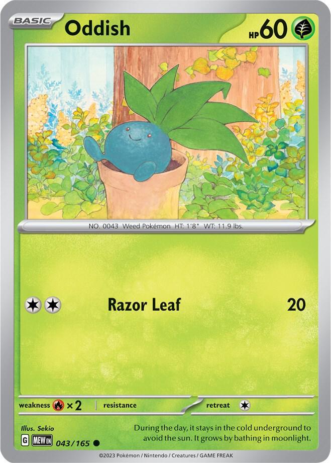 MEW 043/165 Oddish C
