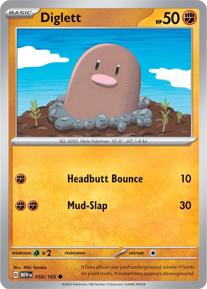 MEW 050/165 Diglett C