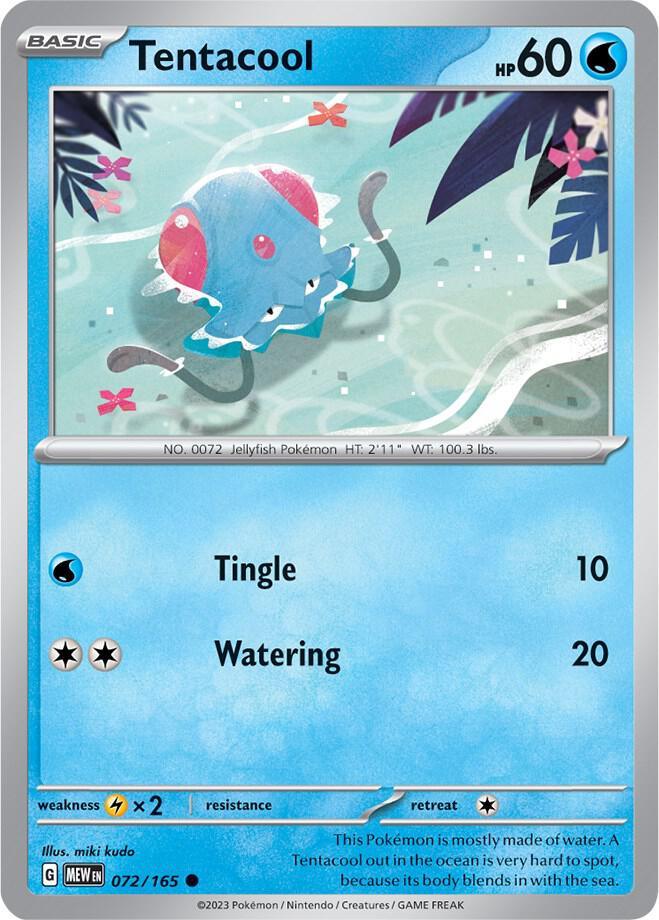MEW 072/165 Tentacool C