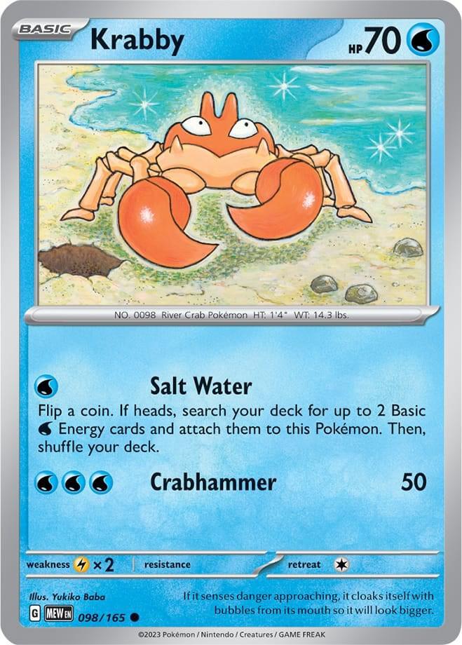 MEW 098/165 Krabby C