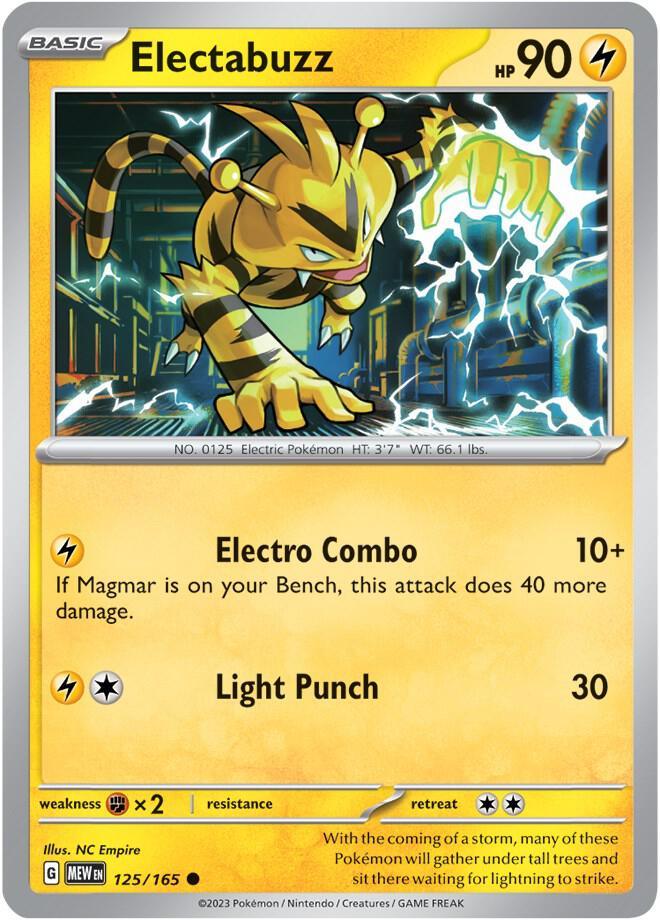 MEW 125/165 Electabuzz C