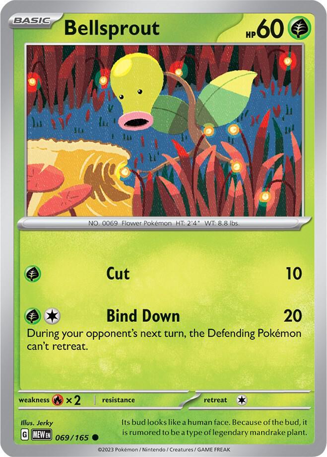 [Reverse Holo] MEW 069/165 Bellsprout C