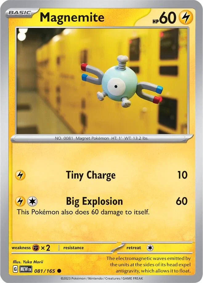 [Reverse Holo] MEW 081/165 Magnemite C