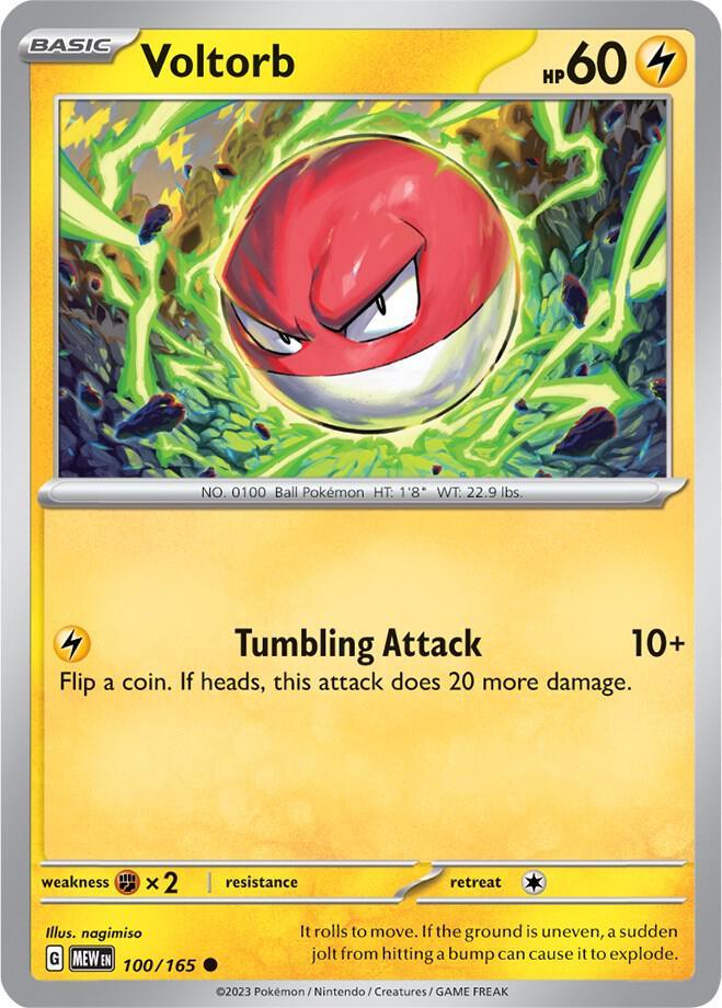 [Reverse Holo] MEW 100/165 Voltorb C