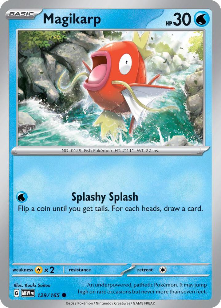 [Reverse Holo] MEW 129/165 Magikarp C
