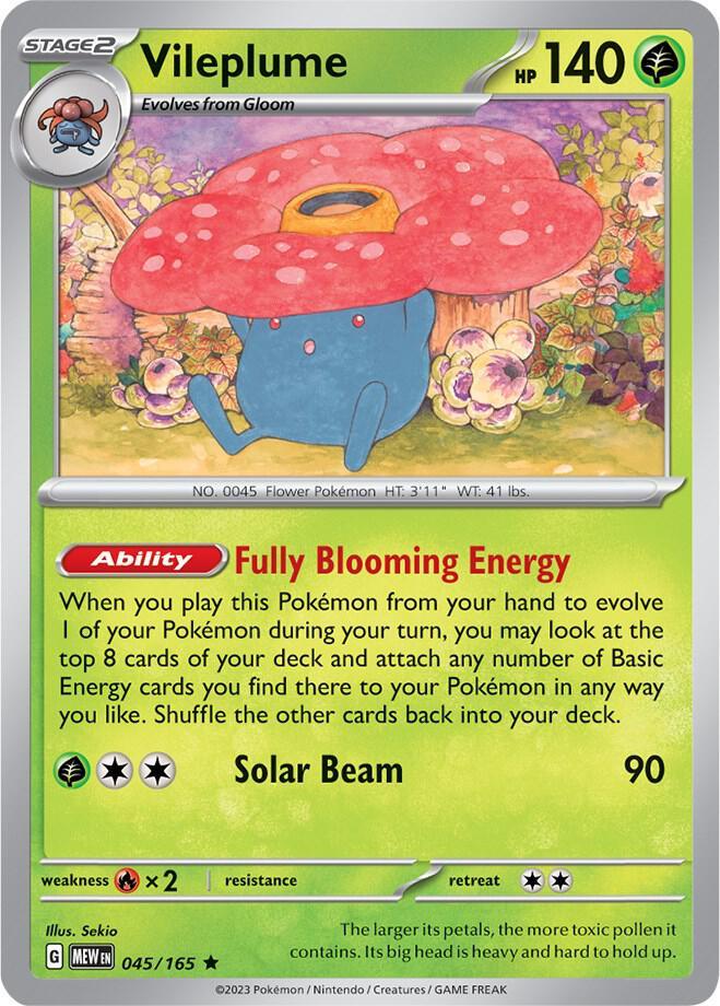 MEW 045/165 Vileplume R