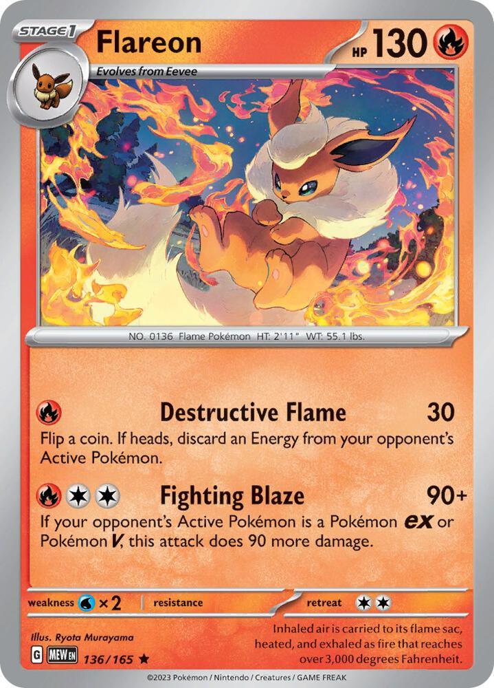 MEW 136/165 Flareon R