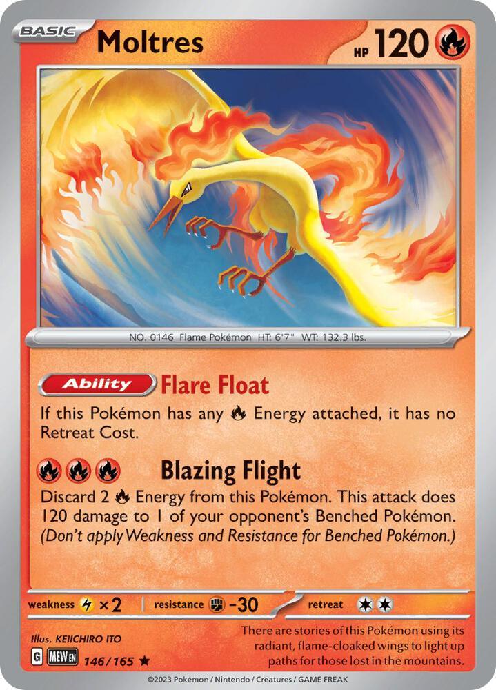 [Reverse Holo] MEW 146/165 Moltres R