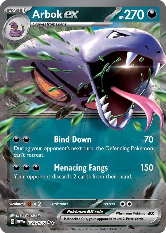 MEW 024/165 Arbok ex RR