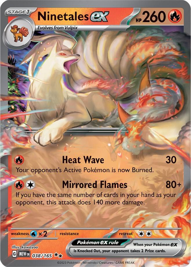 MEW 038/165 Ninetales ex RR