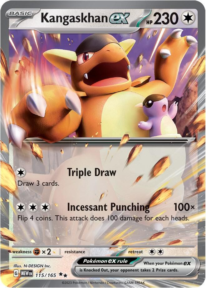 MEW 115/165 Kangaskhan ex RR