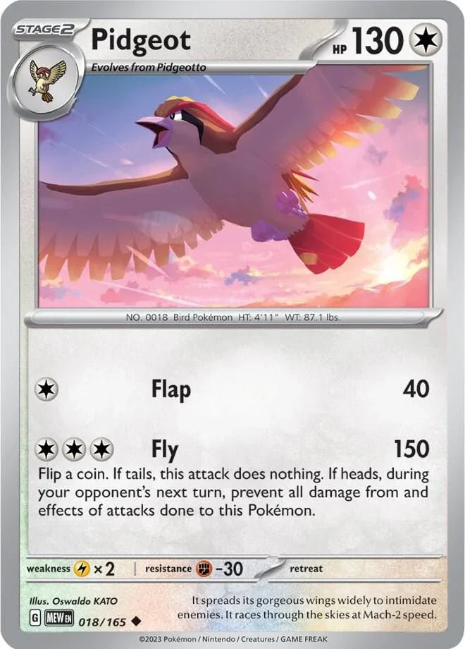 MEW 018/165 Pidgeot U