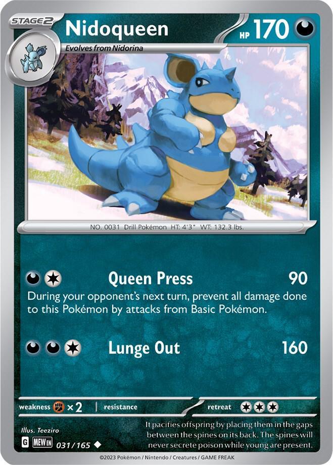 MEW 031/165 Nidoqueen U