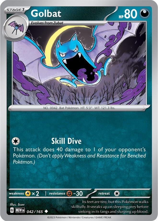 MEW 042/165 Golbat U