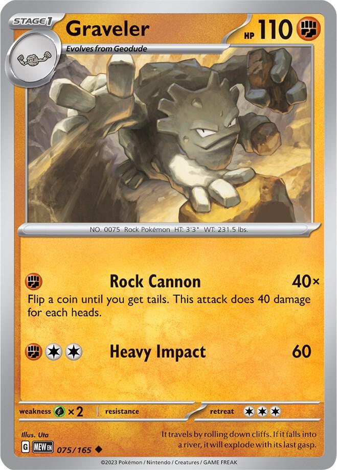 MEW 075/165 Graveler U