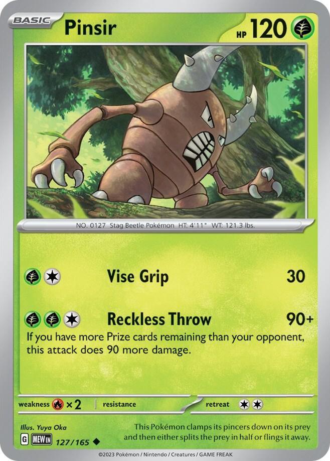 MEW 127/165 Pinsir U