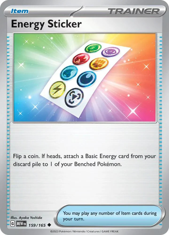 MEW 159/165 Energy Sticker U