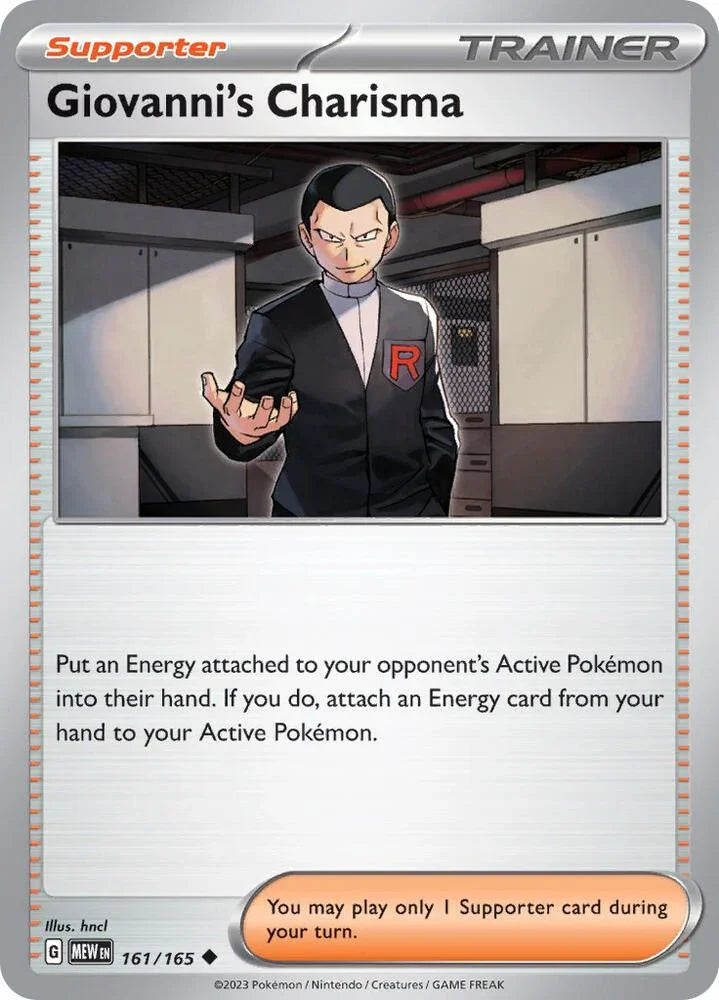 MEW 161/165 Giovanni's Charisma U