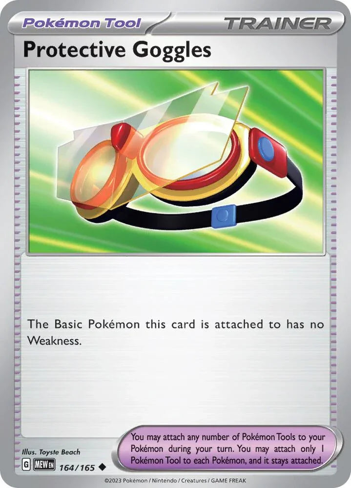 [Reverse Holo] MEW 164/165 Protective Goggles U