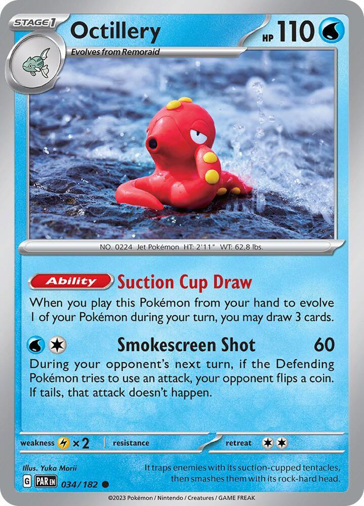 [Reverse Holo] PAR 034/182 Octillery C