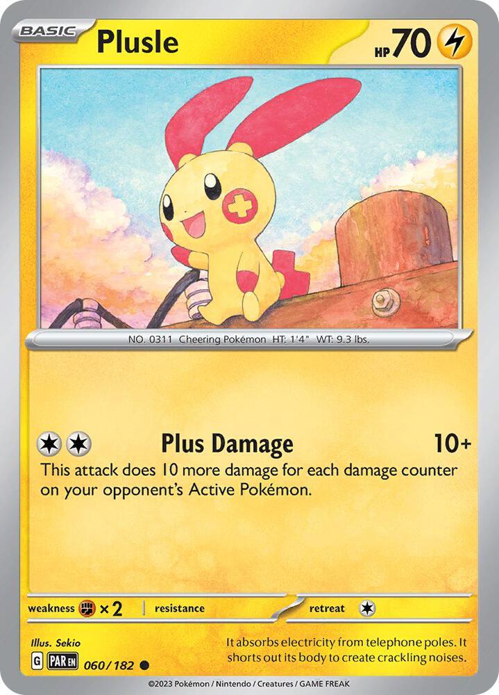 [Reverse Holo] PAR 060/182 Plusle C