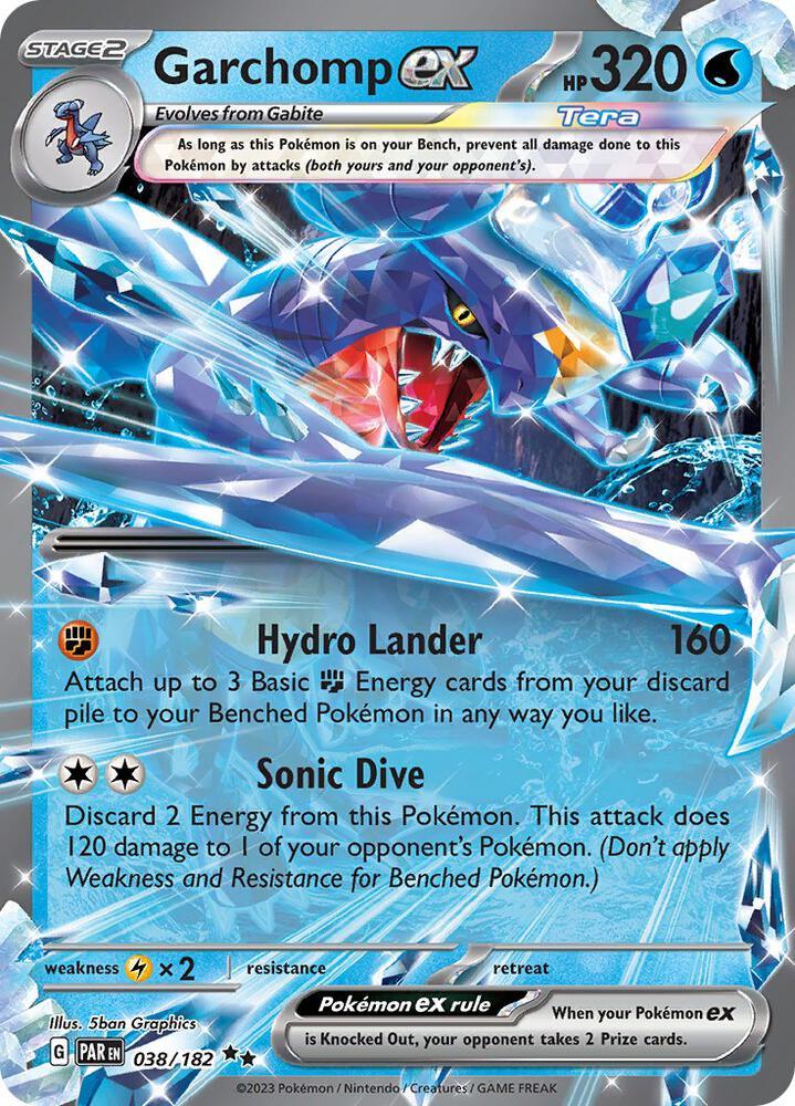 PAR 038/182 Garchomp ex RR