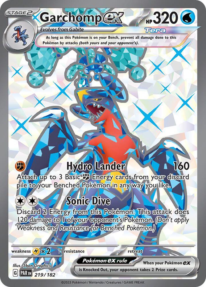 PAR 219/182 Garchomp ex SR