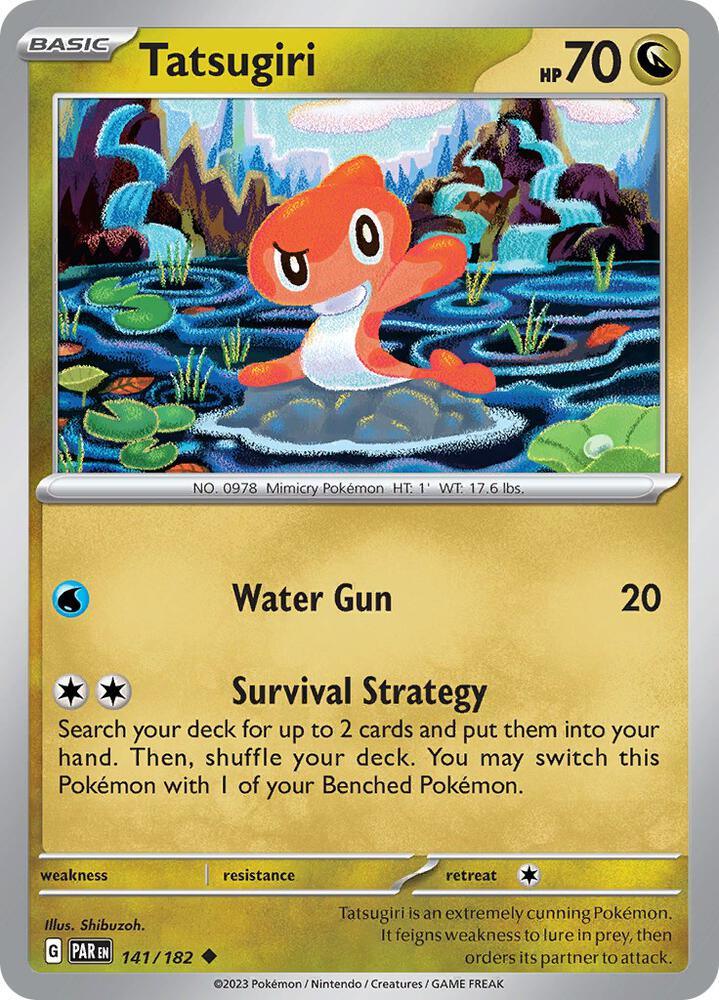 [Reverse Holo] PAR 141/182 Tatsugiri U