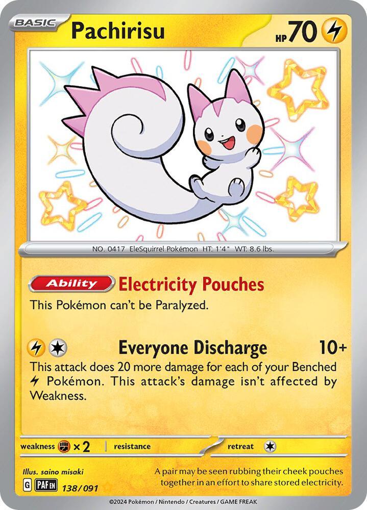 PAF 138/091 Pachirisu S