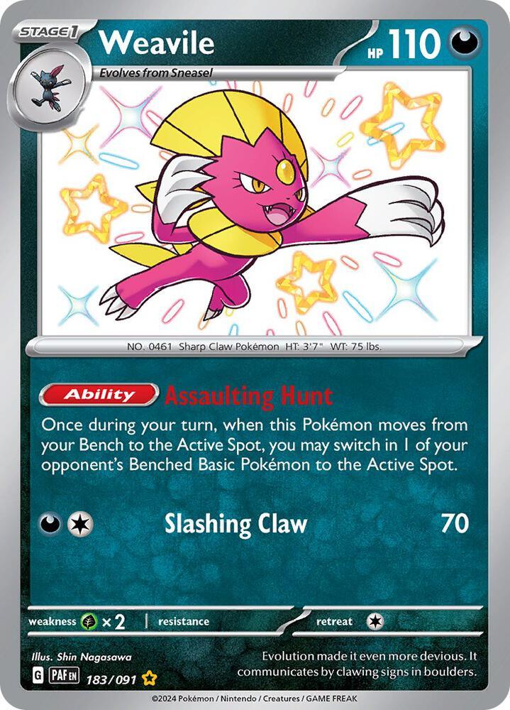 PAF 183/091 Weavile S